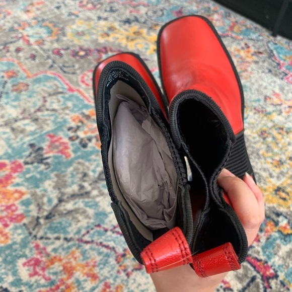 ASOS Red Boots - Picture 4 of 5